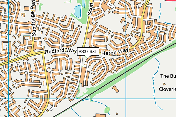 BS37 6XL map - OS VectorMap District (Ordnance Survey) BS37 6XL map - OS VectorMap District (Ordnance Survey)