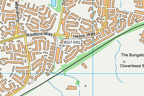 BS37 6XQ map - OS VectorMap District (Ordnance Survey) BS37 6XQ map - OS VectorMap District (Ordnance Survey)