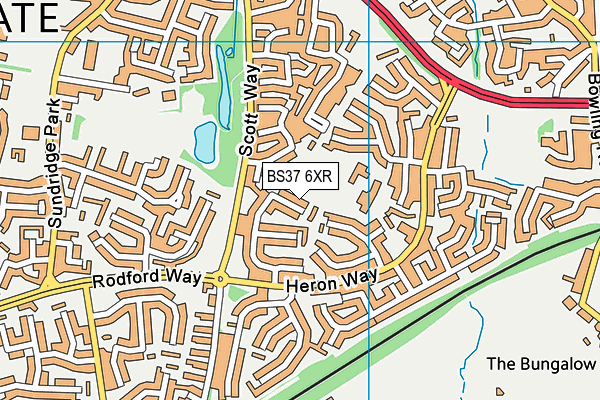 BS37 6XR map - OS VectorMap District (Ordnance Survey) BS37 6XR map - OS VectorMap District (Ordnance Survey)