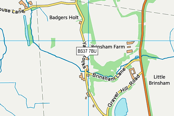 BS37 7BU map - OS VectorMap District (Ordnance Survey) BS37 7BU map - OS VectorMap District (Ordnance Survey)