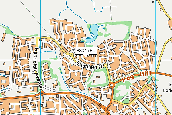 BS37 7HU map - OS VectorMap District (Ordnance Survey) BS37 7HU map - OS VectorMap District (Ordnance Survey)
