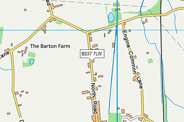 BS37 7LW map - OS VectorMap District (Ordnance Survey) BS37 7LW map - OS VectorMap District (Ordnance Survey)
