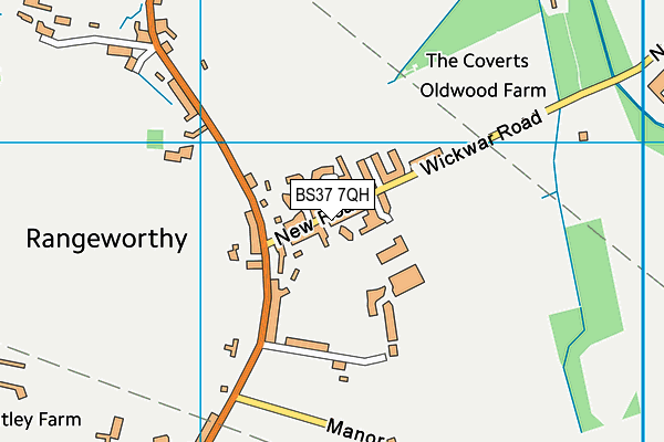 BS37 7QH map - OS VectorMap District (Ordnance Survey) BS37 7QH map - OS VectorMap District (Ordnance Survey)