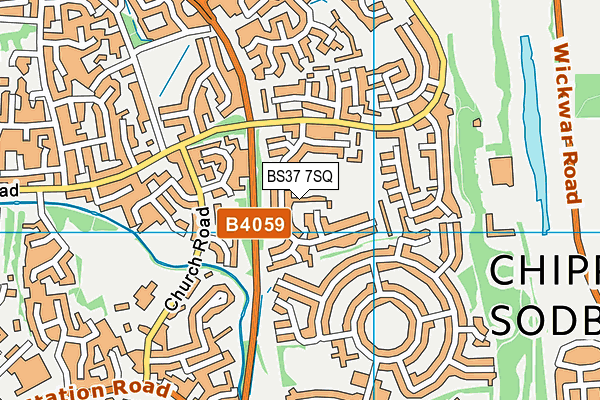 BS37 7SQ map - OS VectorMap District (Ordnance Survey) BS37 7SQ map - OS VectorMap District (Ordnance Survey)