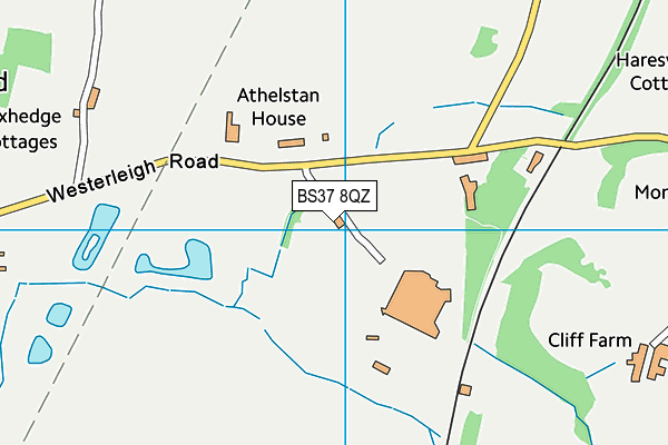 BS37 8QZ map - OS VectorMap District (Ordnance Survey) BS37 8QZ map - OS VectorMap District (Ordnance Survey)
