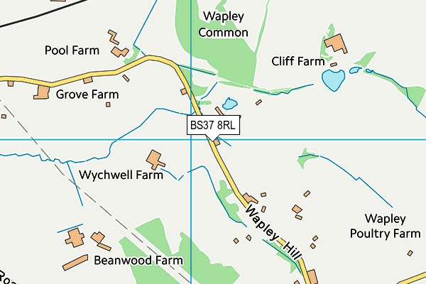 BS37 8RL map - OS VectorMap District (Ordnance Survey) BS37 8RL map - OS VectorMap District (Ordnance Survey)