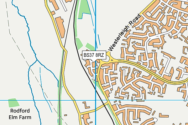 BS37 8RZ map - OS VectorMap District (Ordnance Survey) BS37 8RZ map - OS VectorMap District (Ordnance Survey)