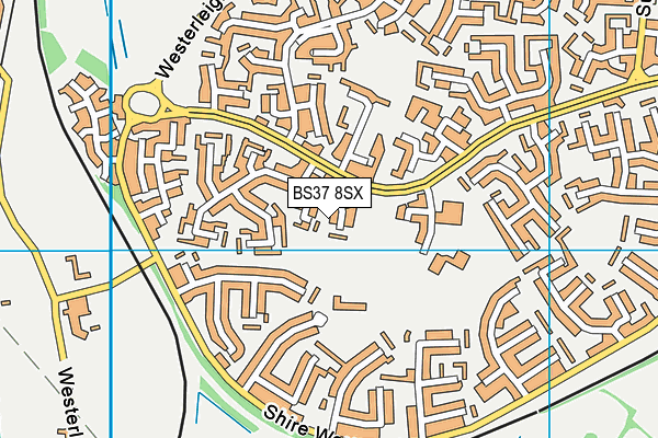 BS37 8SX map - OS VectorMap District (Ordnance Survey) BS37 8SX map - OS VectorMap District (Ordnance Survey)
