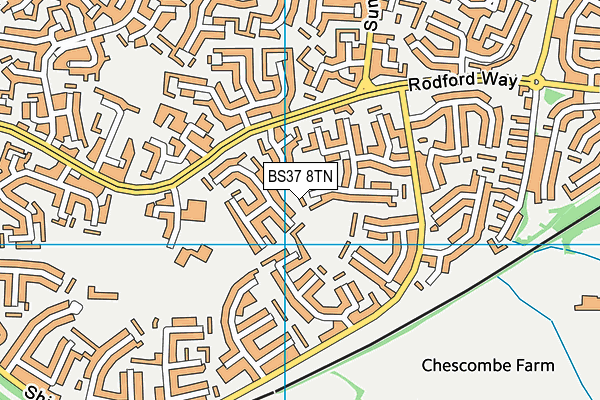 BS37 8TN map - OS VectorMap District (Ordnance Survey) BS37 8TN map - OS VectorMap District (Ordnance Survey)