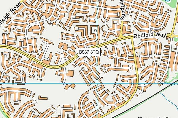 BS37 8TQ map - OS VectorMap District (Ordnance Survey) BS37 8TQ map - OS VectorMap District (Ordnance Survey)