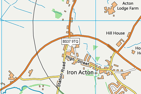 BS37 9TQ map - OS VectorMap District (Ordnance Survey) BS37 9TQ map - OS VectorMap District (Ordnance Survey)