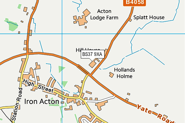 BS37 9XA map - OS VectorMap District (Ordnance Survey) BS37 9XA map - OS VectorMap District (Ordnance Survey)
