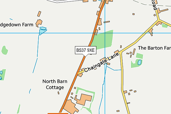 BS37 9XE map - OS VectorMap District (Ordnance Survey) BS37 9XE map - OS VectorMap District (Ordnance Survey)