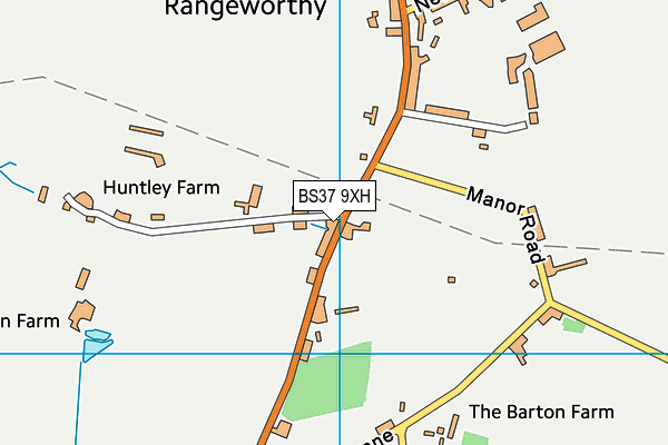 BS37 9XH map - OS VectorMap District (Ordnance Survey) BS37 9XH map - OS VectorMap District (Ordnance Survey)