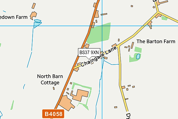 BS37 9XN map - OS VectorMap District (Ordnance Survey) BS37 9XN map - OS VectorMap District (Ordnance Survey)