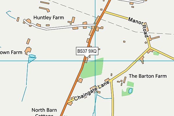 BS37 9XQ map - OS VectorMap District (Ordnance Survey) BS37 9XQ map - OS VectorMap District (Ordnance Survey)