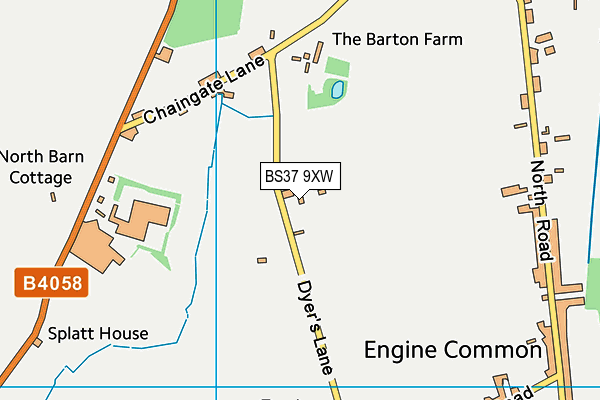BS37 9XW map - OS VectorMap District (Ordnance Survey) BS37 9XW map - OS VectorMap District (Ordnance Survey)