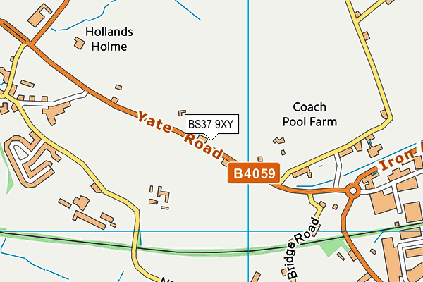 BS37 9XY map - OS VectorMap District (Ordnance Survey) BS37 9XY map - OS VectorMap District (Ordnance Survey)
