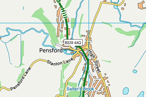 BS39 4AQ map - OS VectorMap District (Ordnance Survey) BS39 4AQ map - OS VectorMap District (Ordnance Survey)