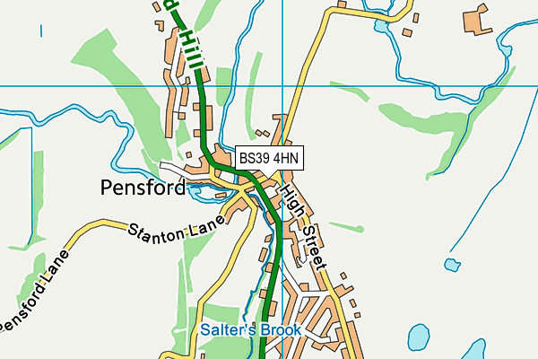 BS39 4HN map - OS VectorMap District (Ordnance Survey) BS39 4HN map - OS VectorMap District (Ordnance Survey)