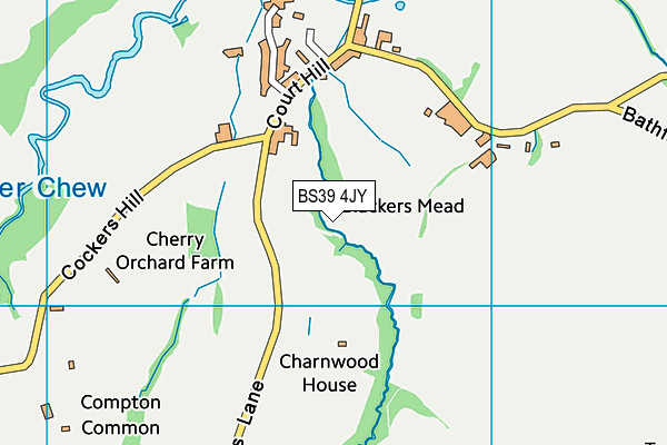 BS39 4JY map - OS VectorMap District (Ordnance Survey) BS39 4JY map - OS VectorMap District (Ordnance Survey)