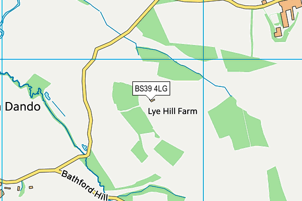 BS39 4LG map - OS VectorMap District (Ordnance Survey) BS39 4LG map - OS VectorMap District (Ordnance Survey)