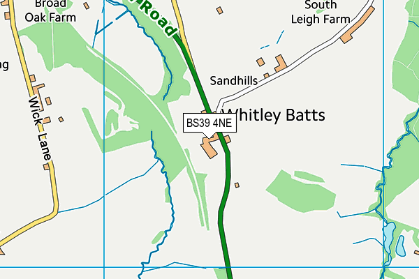BS39 4NE map - OS VectorMap District (Ordnance Survey) BS39 4NE map - OS VectorMap District (Ordnance Survey)