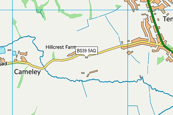 BS39 5AQ map - OS VectorMap District (Ordnance Survey)