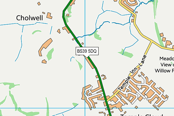 BS39 5DQ map - OS VectorMap District (Ordnance Survey)