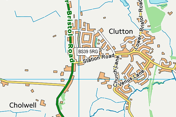 BS39 5RG map - OS VectorMap District (Ordnance Survey) BS39 5RG map - OS VectorMap District (Ordnance Survey)