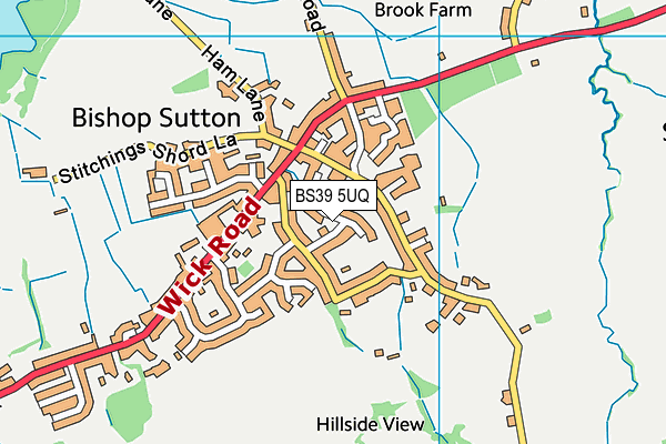 BS39 5UQ map - OS VectorMap District (Ordnance Survey) BS39 5UQ map - OS VectorMap District (Ordnance Survey)