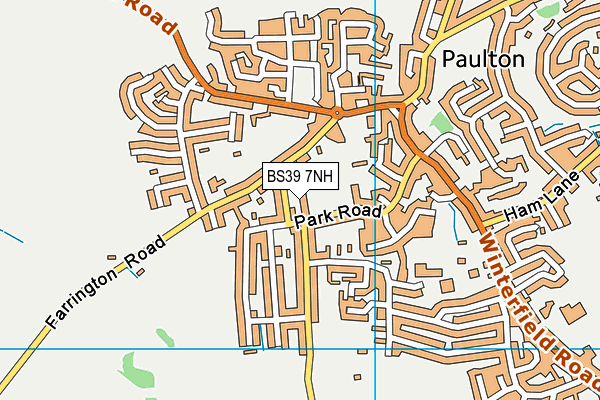 BS39 7NH map - OS VectorMap District (Ordnance Survey)