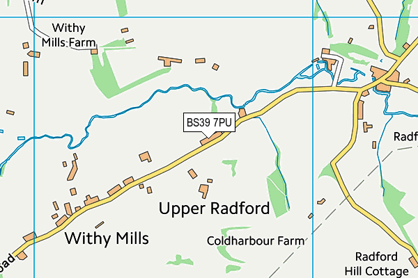 BS39 7PU map - OS VectorMap District (Ordnance Survey) BS39 7PU map - OS VectorMap District (Ordnance Survey)