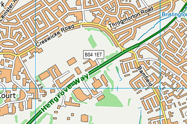 BS4 1ET map - OS VectorMap District (Ordnance Survey) BS4 1ET map - OS VectorMap District (Ordnance Survey)