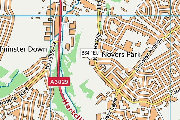BS4 1EU map - OS VectorMap District (Ordnance Survey) BS4 1EU map - OS VectorMap District (Ordnance Survey)
