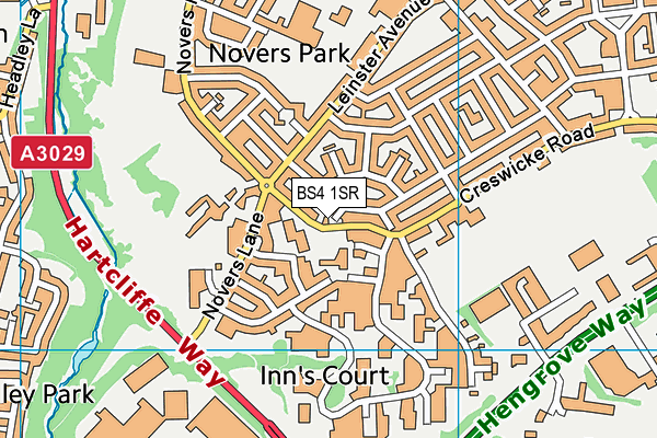 BS4 1SR map - OS VectorMap District (Ordnance Survey) BS4 1SR map - OS VectorMap District (Ordnance Survey)