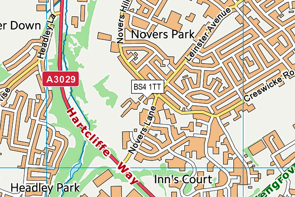 BS4 1TT map - OS VectorMap District (Ordnance Survey) BS4 1TT map - OS VectorMap District (Ordnance Survey)