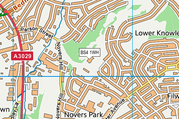 BS4 1WH map - OS VectorMap District (Ordnance Survey) BS4 1WH map - OS VectorMap District (Ordnance Survey)