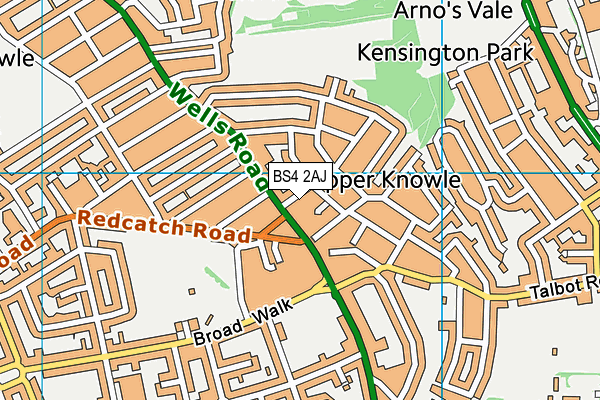 BS4 2AJ map - OS VectorMap District (Ordnance Survey) BS4 2AJ map - OS VectorMap District (Ordnance Survey)