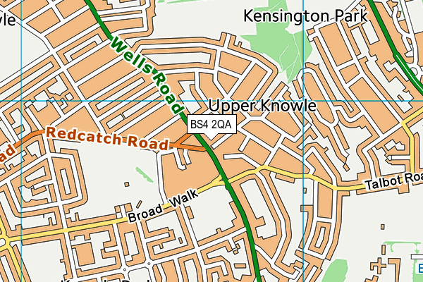 BS4 2QA map - OS VectorMap District (Ordnance Survey) BS4 2QA map - OS VectorMap District (Ordnance Survey)
