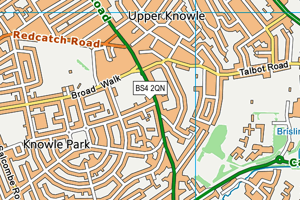 BS4 2QN map - OS VectorMap District (Ordnance Survey) BS4 2QN map - OS VectorMap District (Ordnance Survey)
