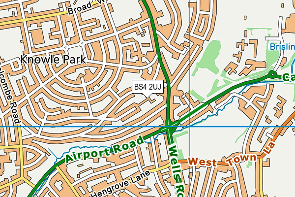BS4 2UJ map - OS VectorMap District (Ordnance Survey) BS4 2UJ map - OS VectorMap District (Ordnance Survey)