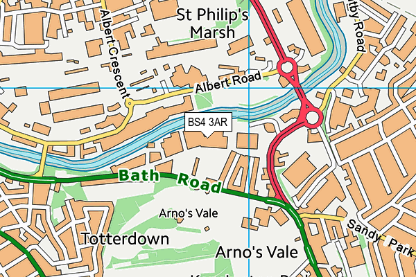 BS4 3AR map - OS VectorMap District (Ordnance Survey) BS4 3AR map - OS VectorMap District (Ordnance Survey)