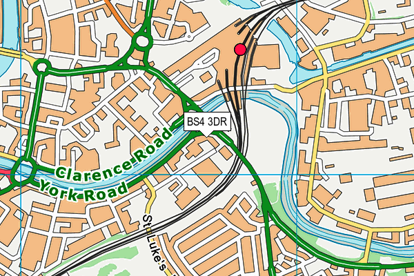 BS4 3DR map - OS VectorMap District (Ordnance Survey) BS4 3DR map - OS VectorMap District (Ordnance Survey)
