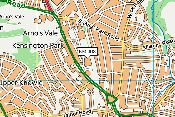 BS4 3DS map - OS VectorMap District (Ordnance Survey) BS4 3DS map - OS VectorMap District (Ordnance Survey)