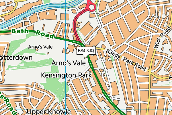 BS4 3JQ map - OS VectorMap District (Ordnance Survey) BS4 3JQ map - OS VectorMap District (Ordnance Survey)