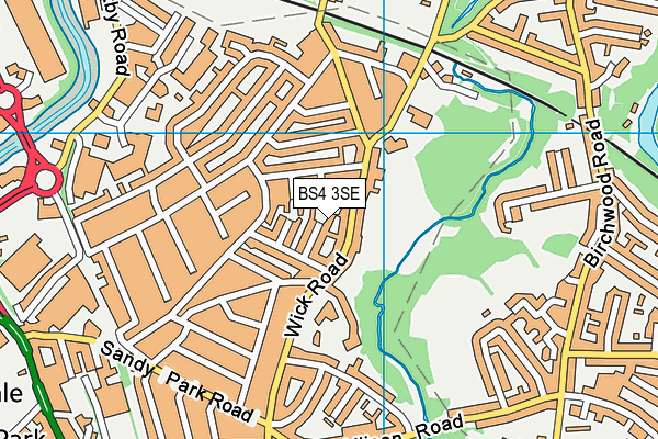 BS4 3SE map - OS VectorMap District (Ordnance Survey) BS4 3SE map - OS VectorMap District (Ordnance Survey)