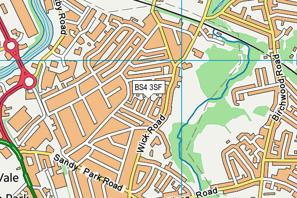 BS4 3SF map - OS VectorMap District (Ordnance Survey) BS4 3SF map - OS VectorMap District (Ordnance Survey)