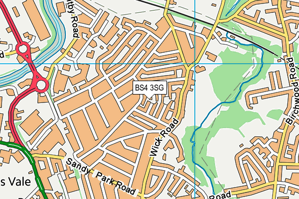 BS4 3SG map - OS VectorMap District (Ordnance Survey) BS4 3SG map - OS VectorMap District (Ordnance Survey)