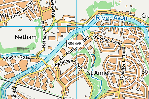 BS4 4AB map - OS VectorMap District (Ordnance Survey) BS4 4AB map - OS VectorMap District (Ordnance Survey)